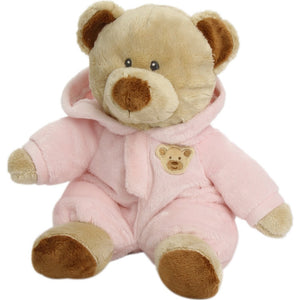 11" 27cm Pj Baby Bear Pink Plush