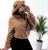 Autumn Bear Ears Warm Plush