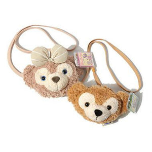 Bear Shelliemay Rose Plush Bag