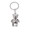 Metal Movable Bear Keychain