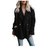 Casual Shaggy Black teddy bear Jacket